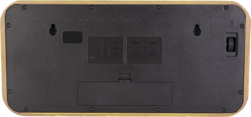 Reloj de pared o de mesa Matiz, negro