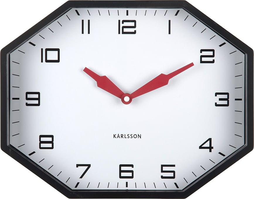 Reloj de Pared octogonal Modern Factory, color miel