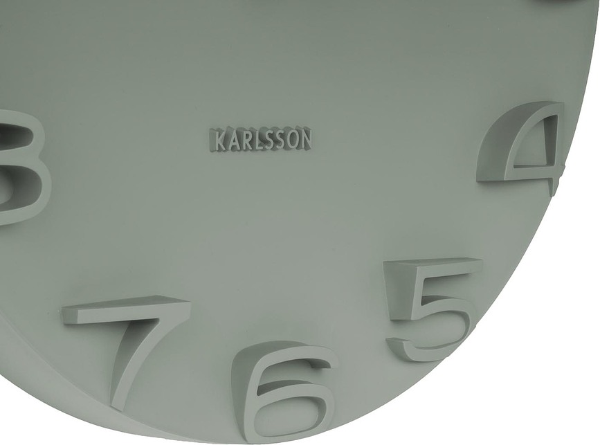 Reloj de pared On the Edge, gris