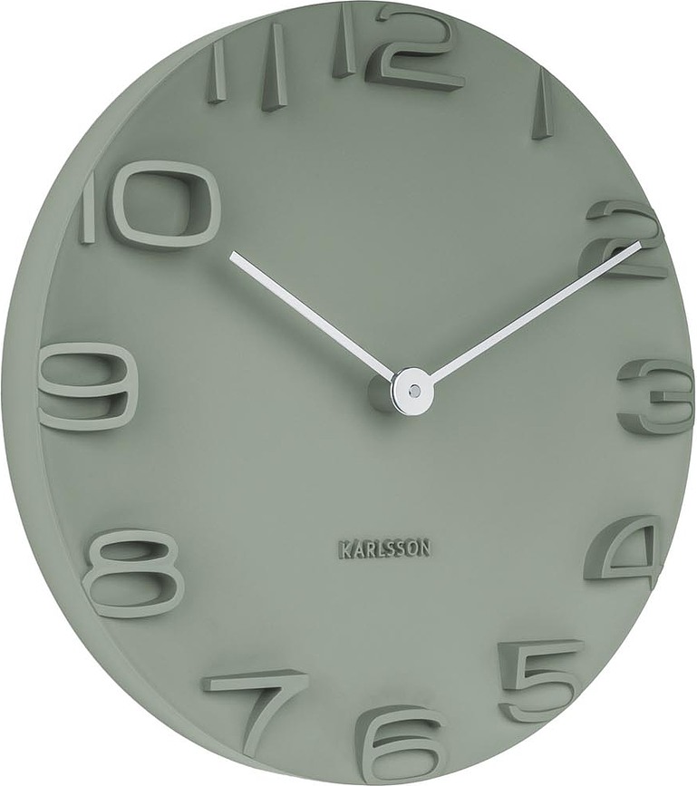 Reloj de pared On the Edge, gris