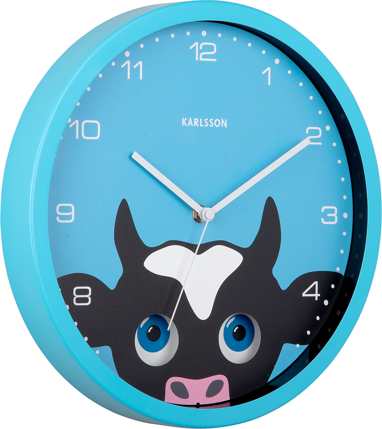 Reloj de Pared Peekaboo Dog, amarillo