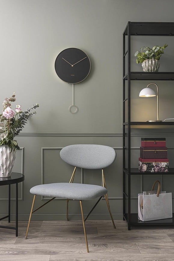 Reloj de Pared Pendulum, blanco