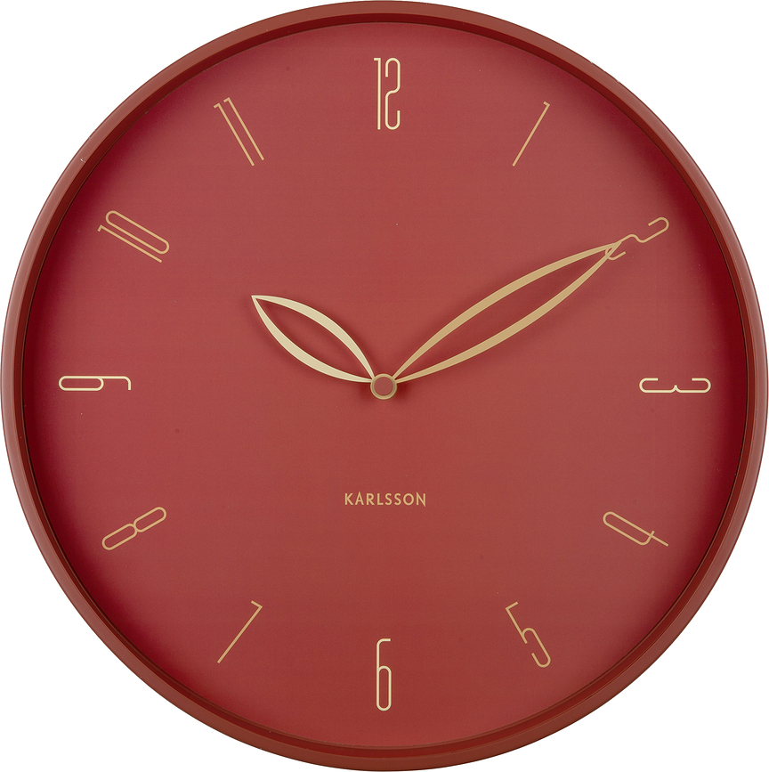 Reloj de Pared Petals, rojo