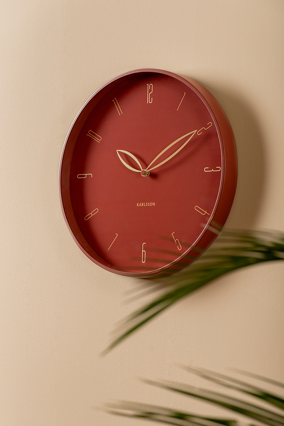 Reloj de Pared Petals, marrón claro