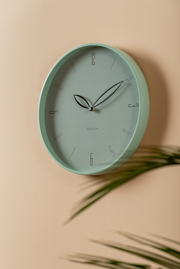 Reloj de Pared Petals, marrón claro