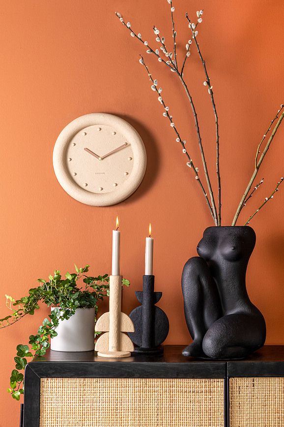 Reloj de Pared Petra, 30 cm, terracota