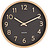 Reloj de Pared Pure, marco de madera, 22 cm, negro