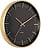 Reloj de pared Raised Batons, dorado