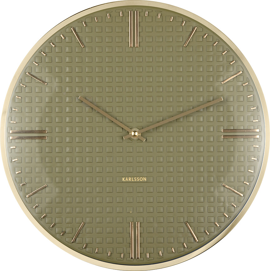 Reloj de Pared Riqueza, verde oliva