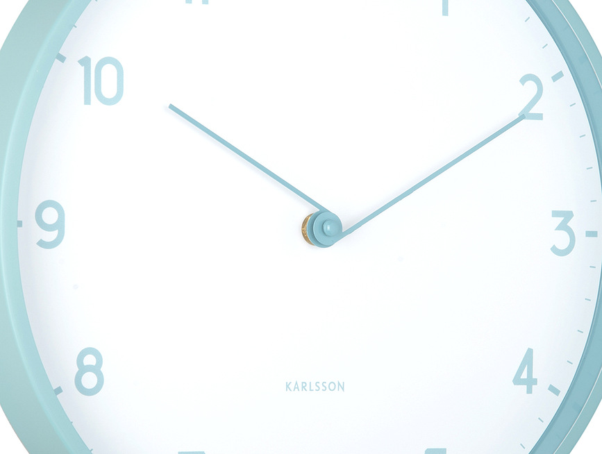 Reloj de pared Sencillez, verde bosque