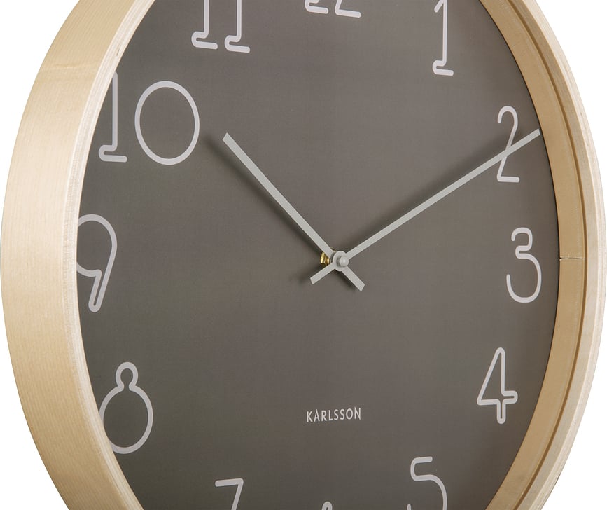 Reloj de Pared Sencillo, oliva