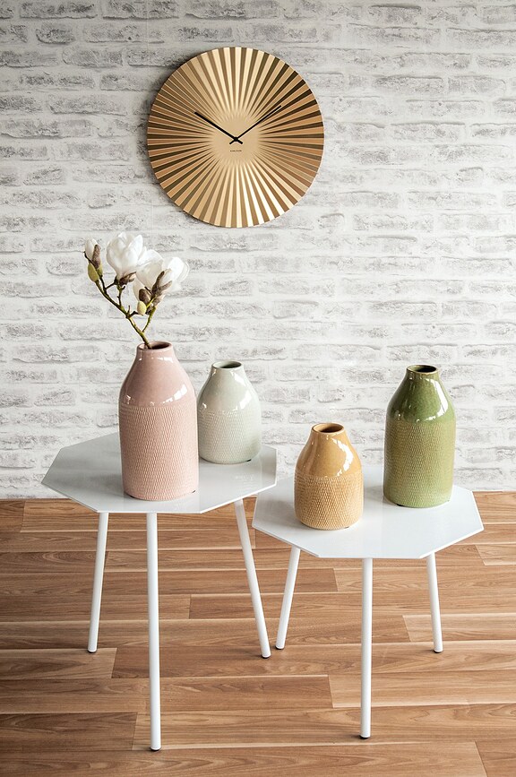 Reloj de Pared Sensu, 50 cm, dorado