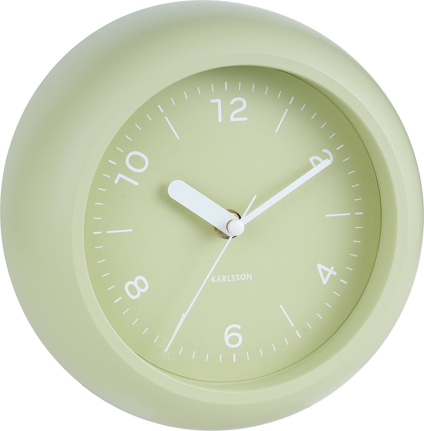 Reloj de pared Slope, rosa