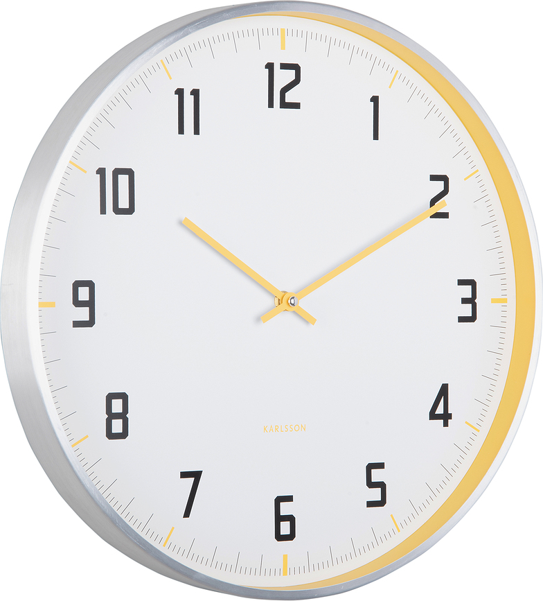 Reloj de Pared Sporty, amarillo
