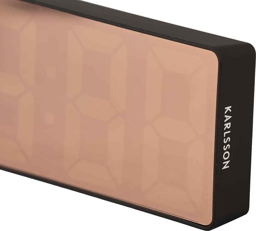 Despertador Digital LED Copper Mirror, verde oliva