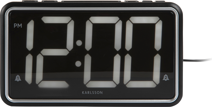 Reloj despertador New Retro, blanco