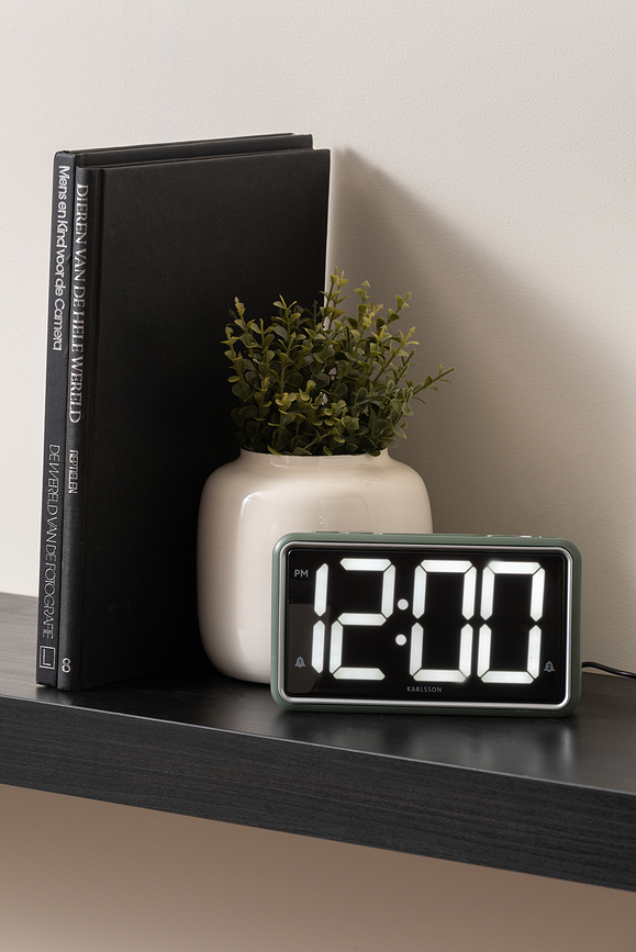 Reloj despertador New Retro, blanco