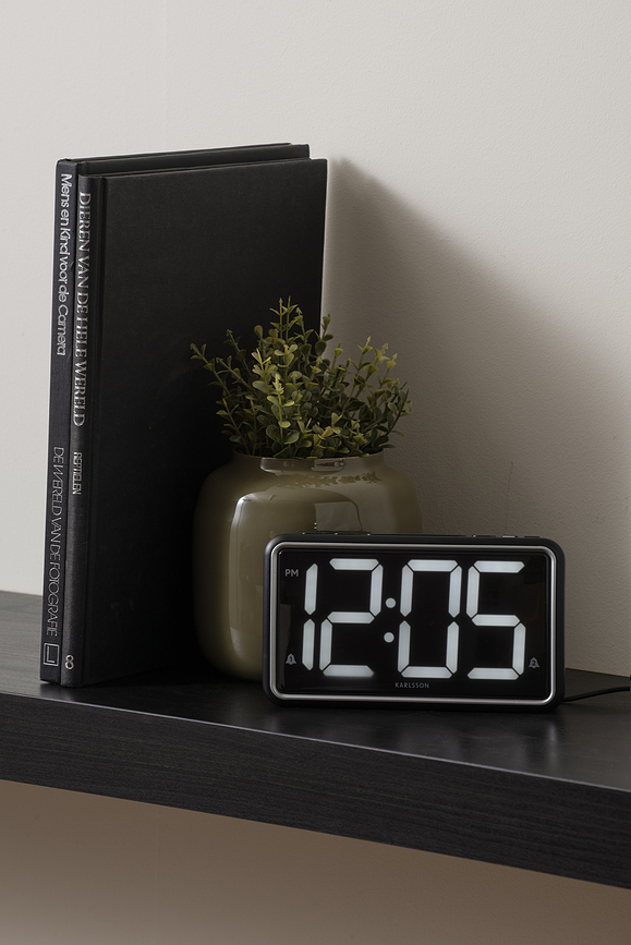 Reloj despertador New Retro, blanco