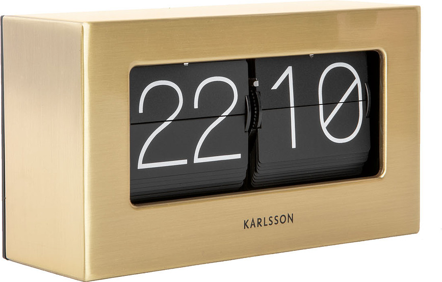 Reloj Flip Boxed, 20,5 cm, dorado