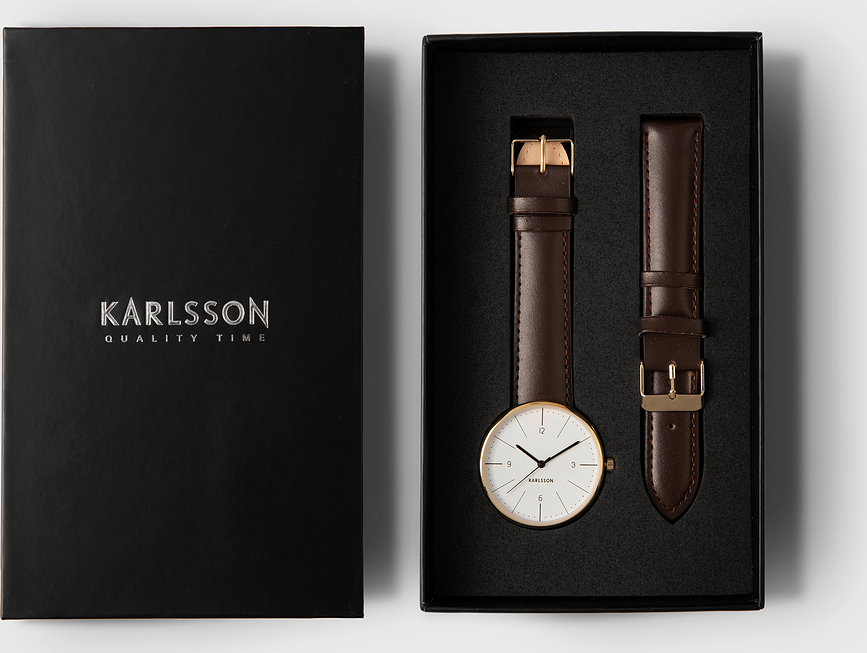 Reloj para hombre Normann, blanco