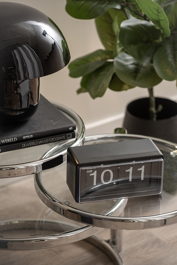 Retro Boxed Flip Horloge murale et de table, à affichage Flip, blanche