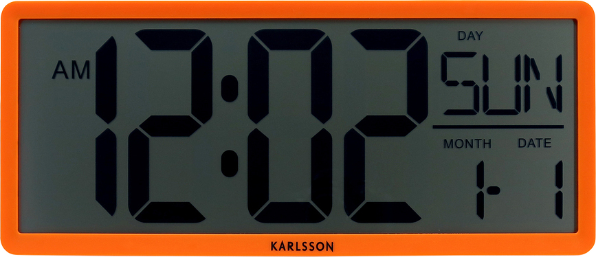 Retro LCD Wall or Desk Clock