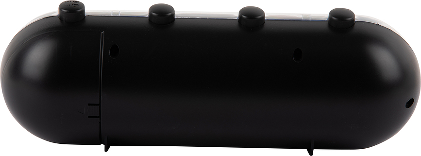 Ξυπνητήρι ρετρό, με ημερολόγιο και μηχανισμό flip, ανοιχτό πορτοκαλί