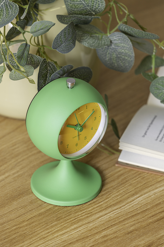 Funky Retro Réveil, jaune-vert