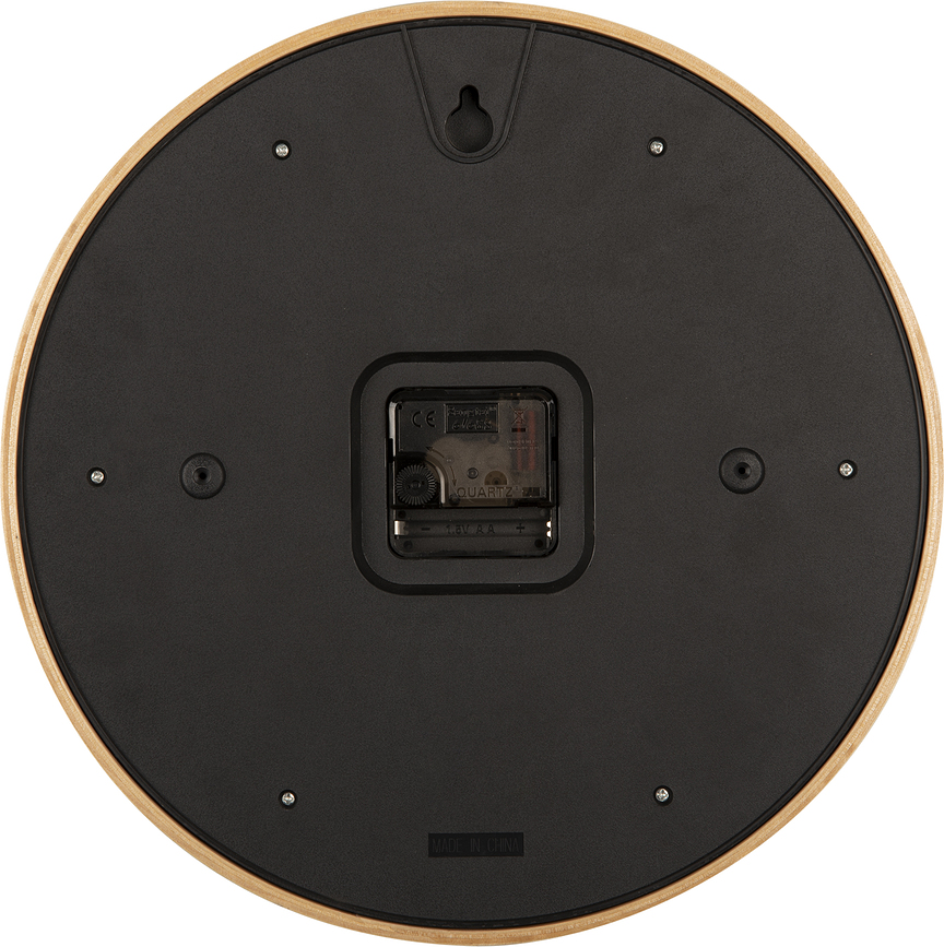 Scandi Ribble Horloge murale, gris-beige