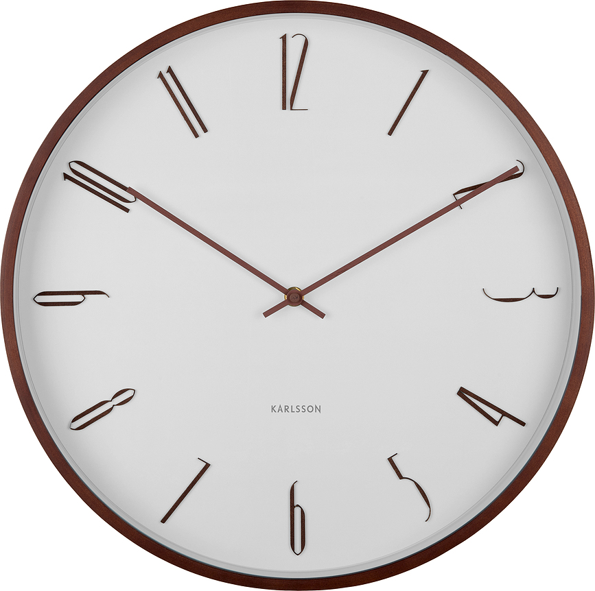 Scandia Horloge murale, blanche