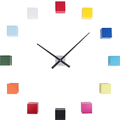 Sieninis laikrodis DIY Cubic įvairių spalvų