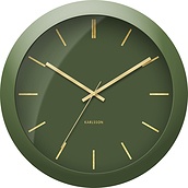 Sieninis laikrodis Globe žalios spalvos