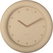 Sieninis laikrodis Petra smėlio spalvos 30 cm