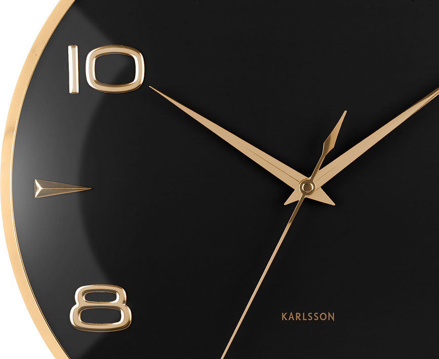 Sienna Glow Horloge murale, rouge