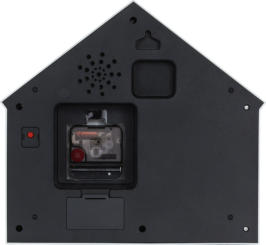 Siting Cat Stenska ura, temno rumena