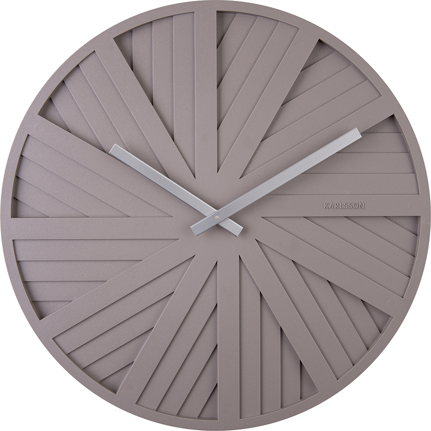 Slides Horloge murale, grise