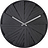Slides Horloge murale, noire