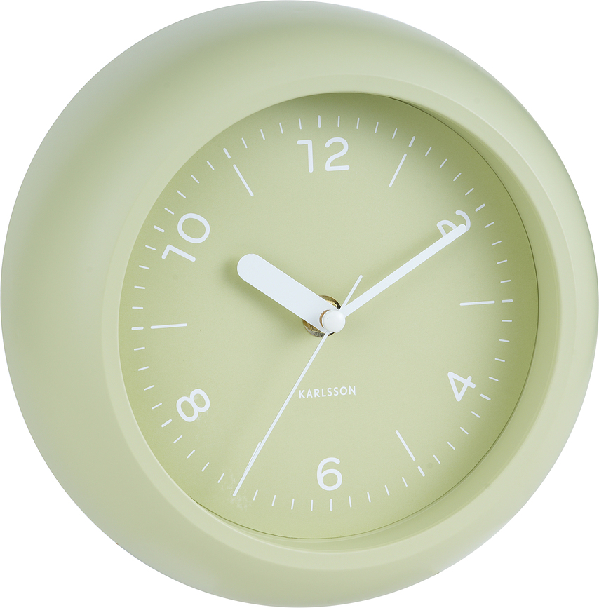 Slope Horloge murale, rose