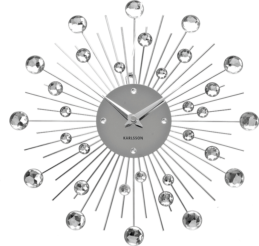 Sunburst Horloge murale