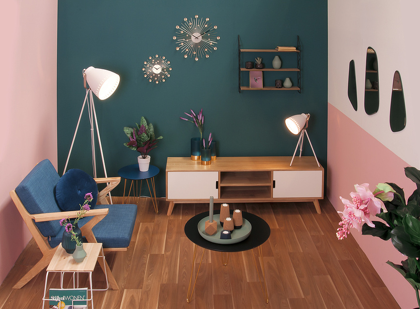 Sunburst Sat zidni XL srebrni