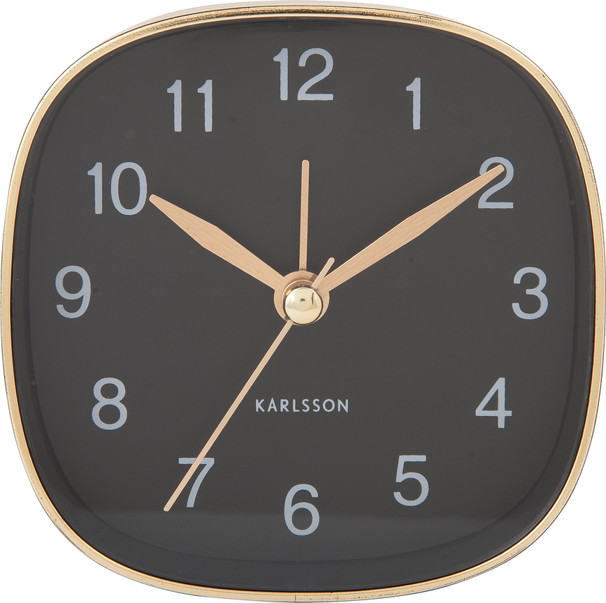 Ξυπνητήρι ταξιδιού, τετράγωνο, λευκό