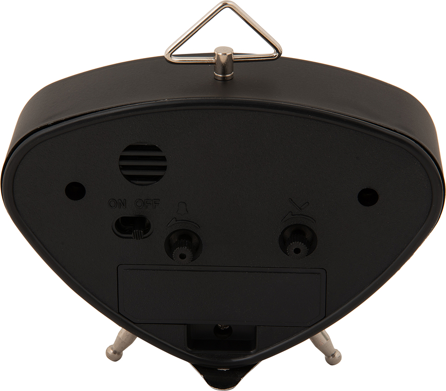 Triangle Budilka z ročajem, siva