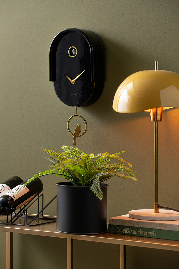 Tweet Horloge murale à coucou, mauve clair