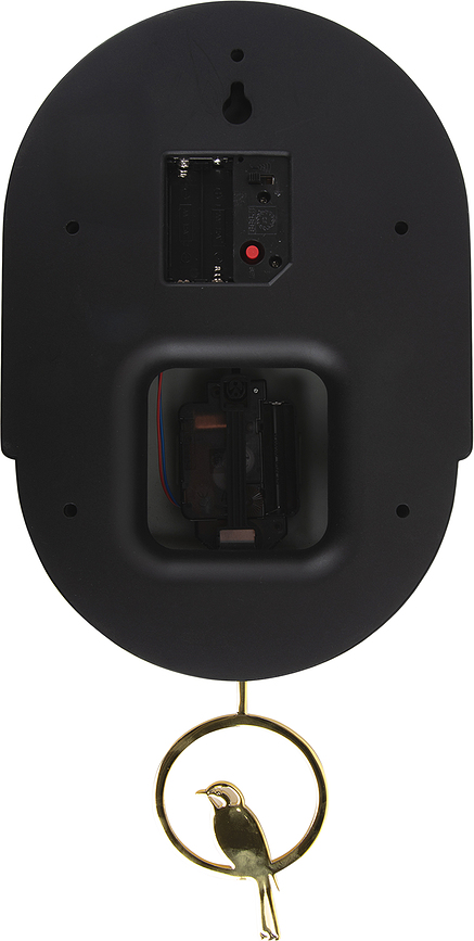 Tweet Ρολόι Τοίχου με κούκο, ανοιχτό μοβ