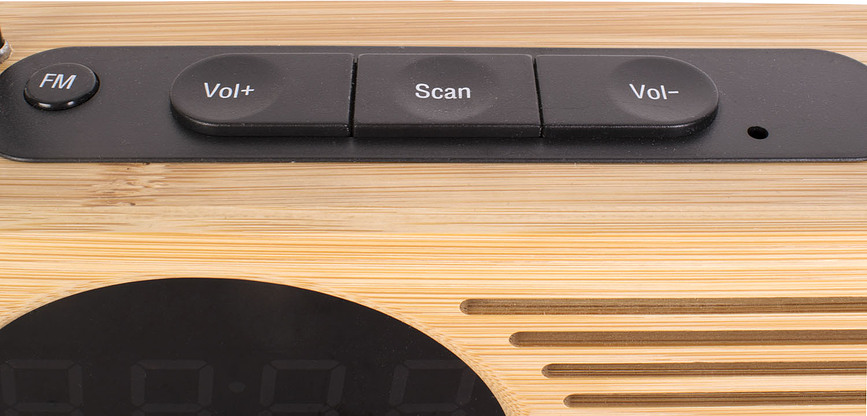 Ξυπνητήρι LED, ραδιόφωνο, ρετρό