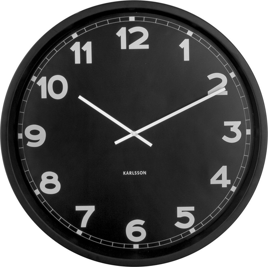 Zegar ścienny New Classic 60 cm czarny