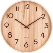 Zegar ścienny Pure duży jasne drewno