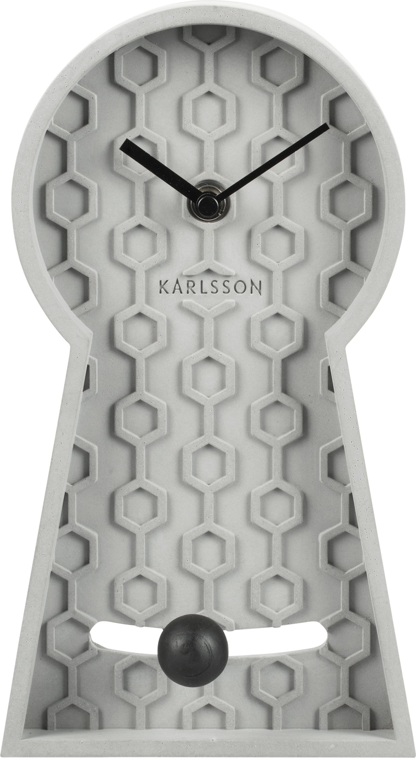 Zegar stołowy Honeycomb szary