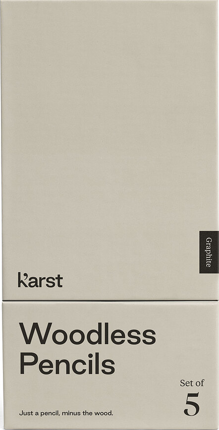Karst Pencils 2B black 5 pcs