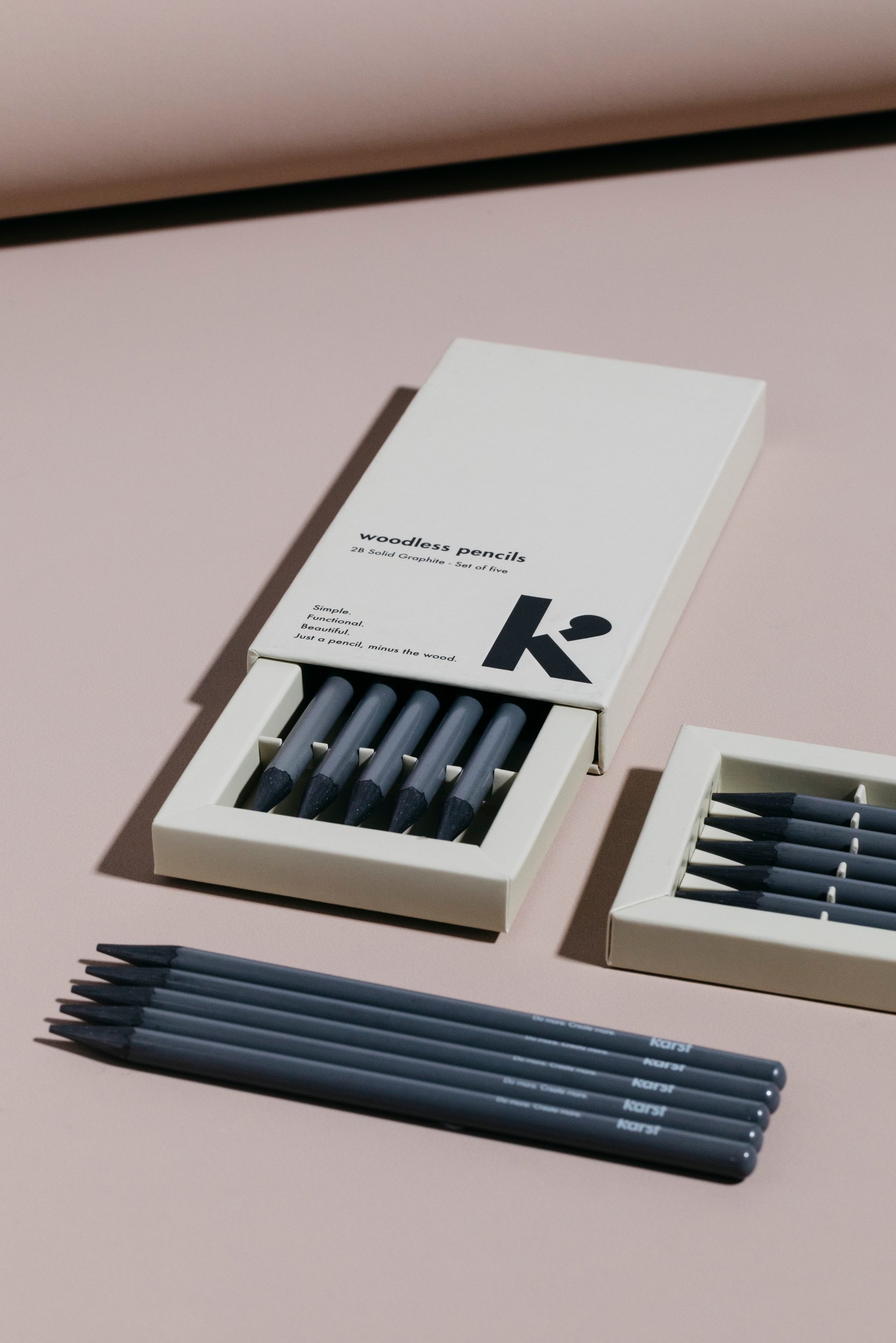 Karst Woodless Graphite Pencils Set of 5